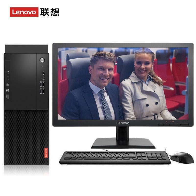 日老女人比联想（Lenovo）启天M415 台式电脑 I5-7500 8G 1T 21.5寸显示器 DVD刻录 WIN7 硬盘隔离...